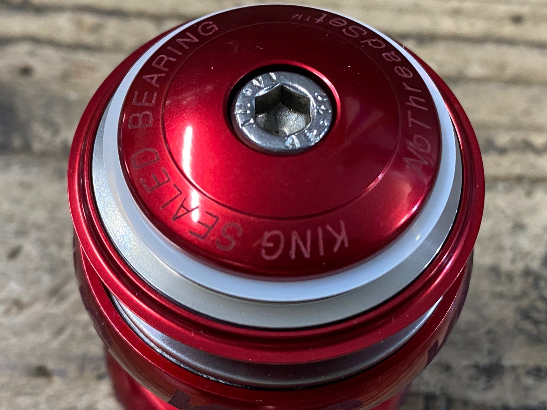 KD385 クリスキング CHRIS KING Nothreadset 1-1/8 SV FR0045 ヘッド