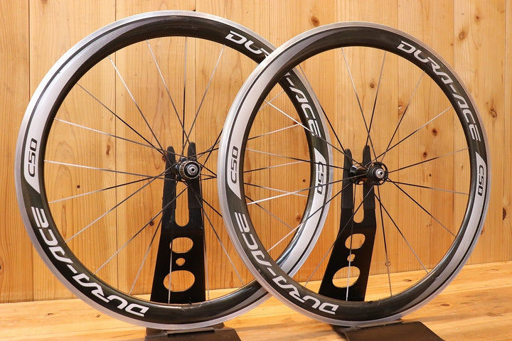 シマノ SHIMANO デュラエース DURA-ACE WH-9000 C50 CL アルミ カーボン クリンチャー ホイールセット シマノ 11S/12S 【芦屋店】
