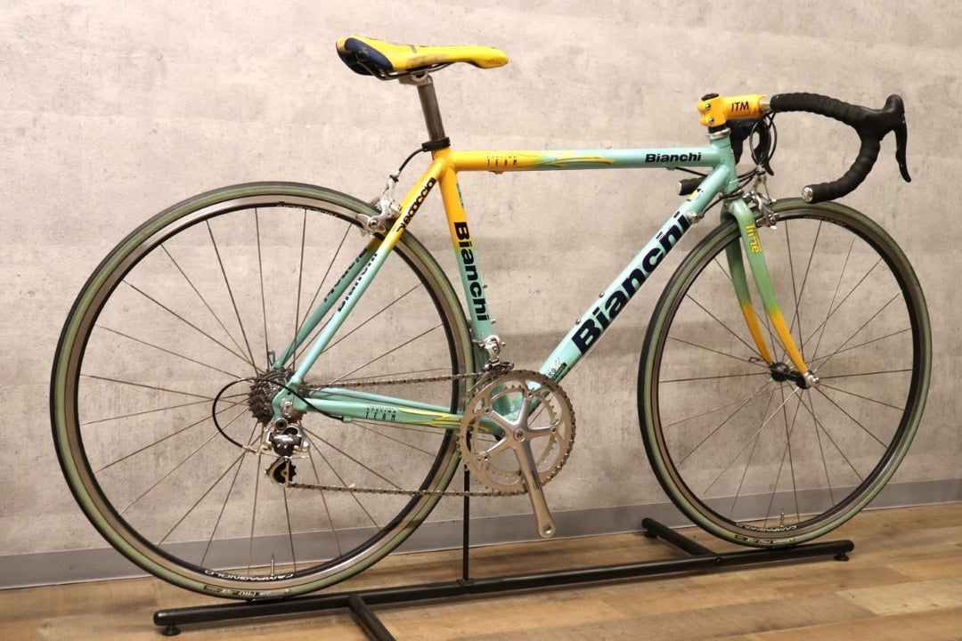 ビアンキ Bianchi メガプロ MEGA PRO XL 85ème TOUR DE FRANCE Limited Edition 1999 53サイズ カンパニョーロ レコード 10S アルミ ロードバイク 【さいたま浦和店】