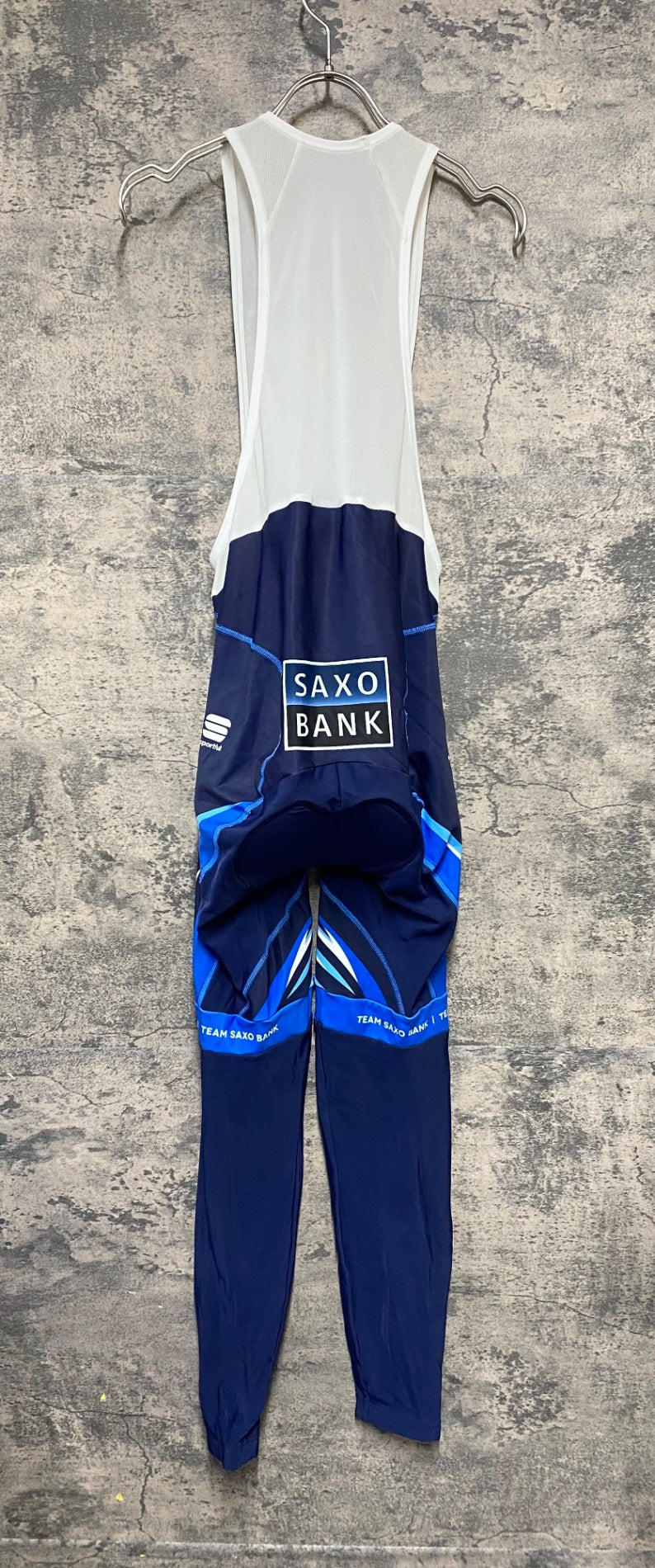 KJ790 スポーツフル sportful ビブタイツ 紺 XL 裏起毛 SAXO BANK