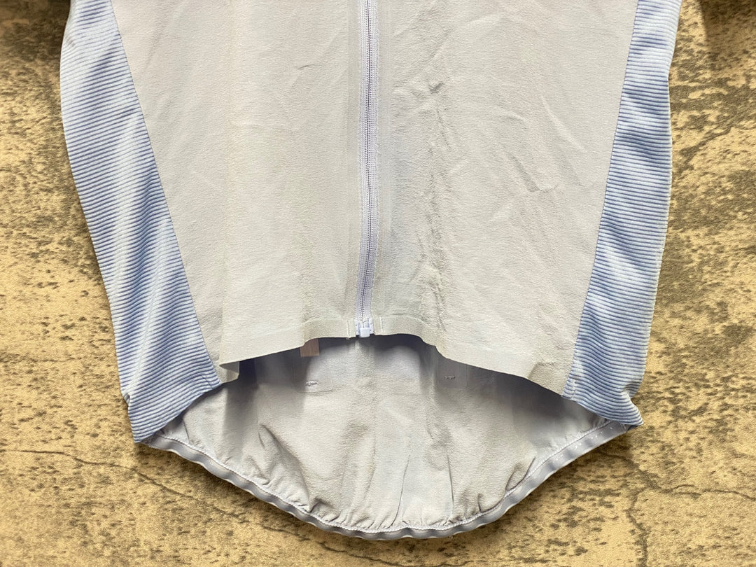 KM430 ラファ Rapha SILK JERSEY 半袖 サイクルジャージ 水色 XS
