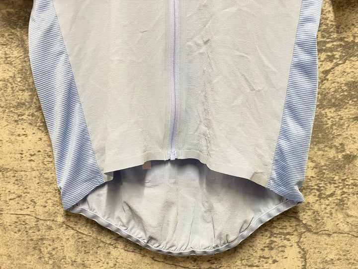 KM430 ラファ Rapha SILK JERSEY 半袖 サイクルジャージ 水色 XS