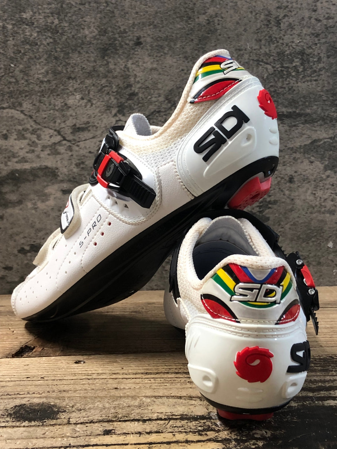 JQ952 シディ SIDI GENIUS 5 PRO ビンディングシューズ 3穴 白 EU45