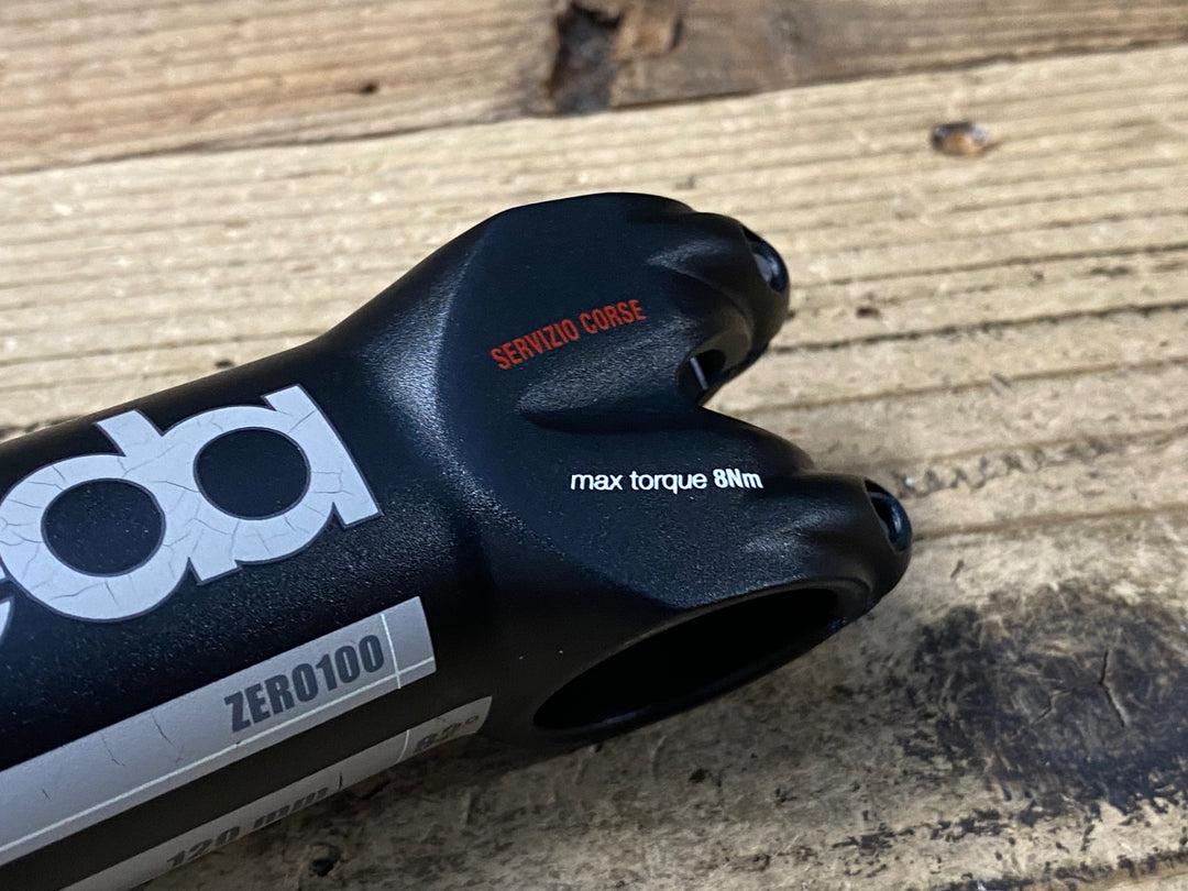 KJ074 デダ Deda ZERO100 SERVIZIO CORSE アルミステム 黒 Φ31.7 120mm