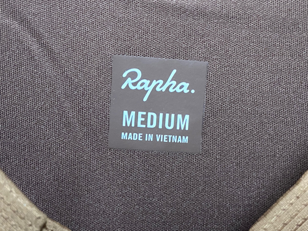 KP871 ラファ Rapha PRO TEAM TRAINING JERSEY 半袖 サイクルジャージ 茶 M