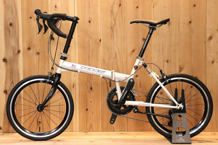 【カスタム多数!!】 KHS F20-R シマノ 105 R7000 MIX 11S クロモリ ミニベロ 折り畳み自転車 20インチ 【芦屋店】