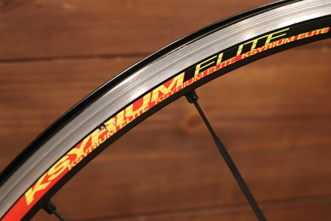 マヴィック MAVIC キシリウム エリート KSYRIUM ELITE アルミ クリンチャー ホイールセット シマノ 11/12S ナローリム 13C 【東京南麻布店】