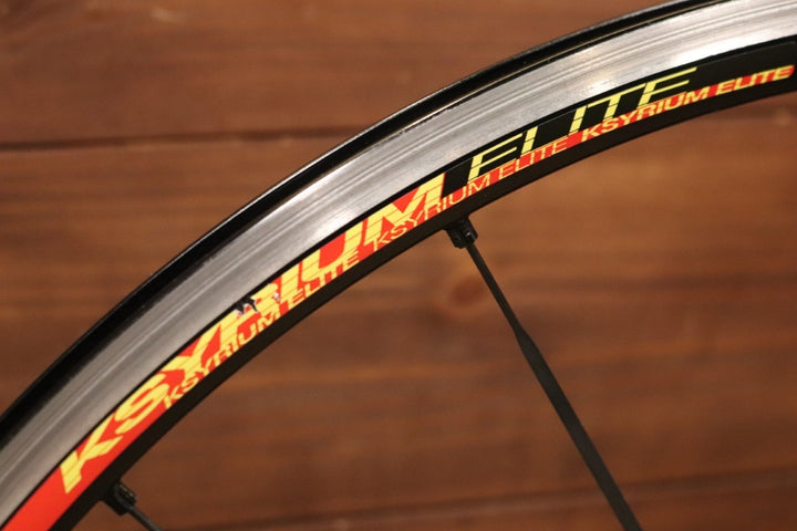 マヴィック MAVIC キシリウム エリート KSYRIUM ELITE アルミ クリンチャー ホイールセット シマノ 11/12S ナローリム 13C 【東京南麻布店】