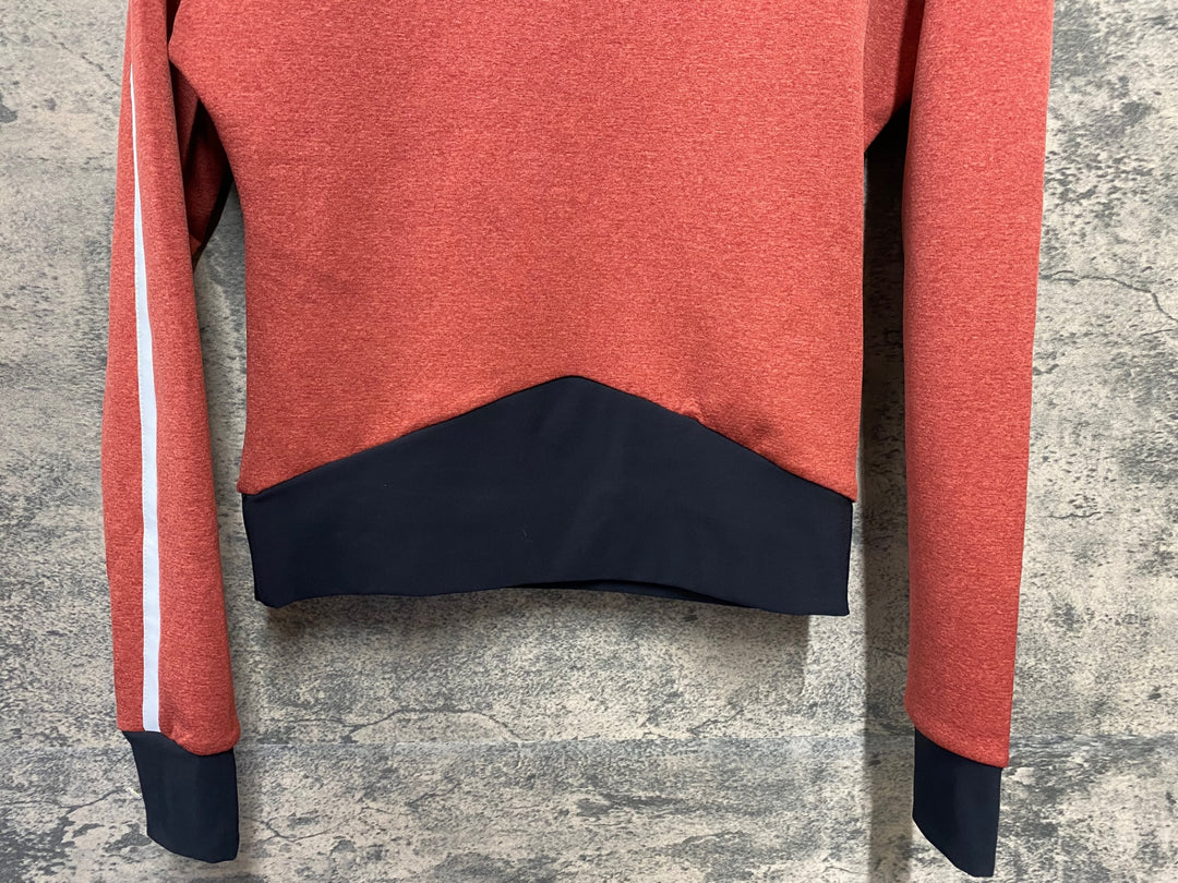 KC329 カフェドシクリステ CAFE DU CYCLISTE シルヴィ 長袖 サイクルジャージ オレンジ XS レディース