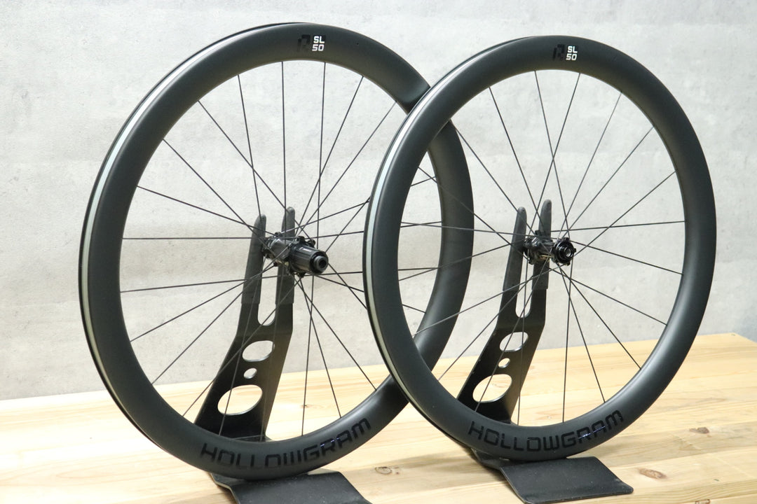 キャノンデール Cannondale ホログラム HOLLOWGRAM R-SL50  チューブレス カーボン ホイールセット シマノ12/11S 【さいたま浦和店】