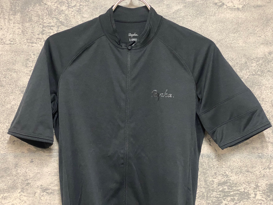JO744 ラファ Rapha SHORT SLEEVE CORE JERSEY 半袖 サイクルジャージ 黒 XS