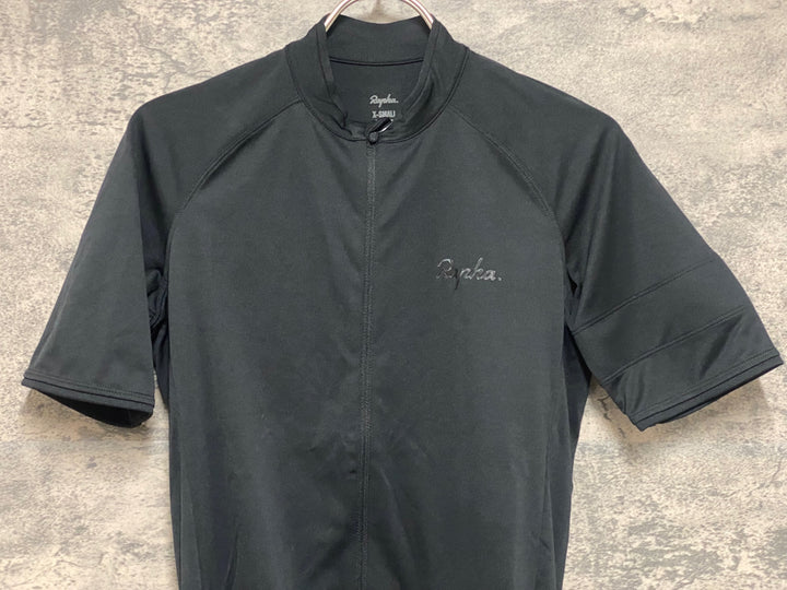JO744 ラファ Rapha SHORT SLEEVE CORE JERSEY 半袖 サイクルジャージ 黒 XS