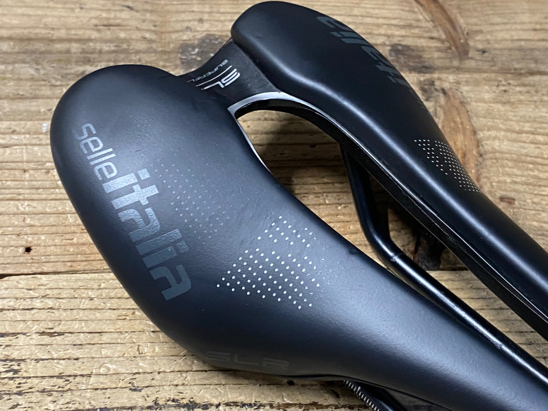 KJ170 セライタリア SELLE ITALIA SLR BOOST SUPERFLOW サドル 黒 130mm MANGANESE レール S3