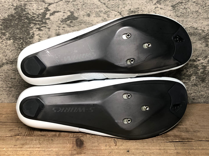 JM652 スペシャライズド SPECIALIZED S-WORKS アレス ARES 2 ビンディングシューズ 白 3穴 BOA EU42