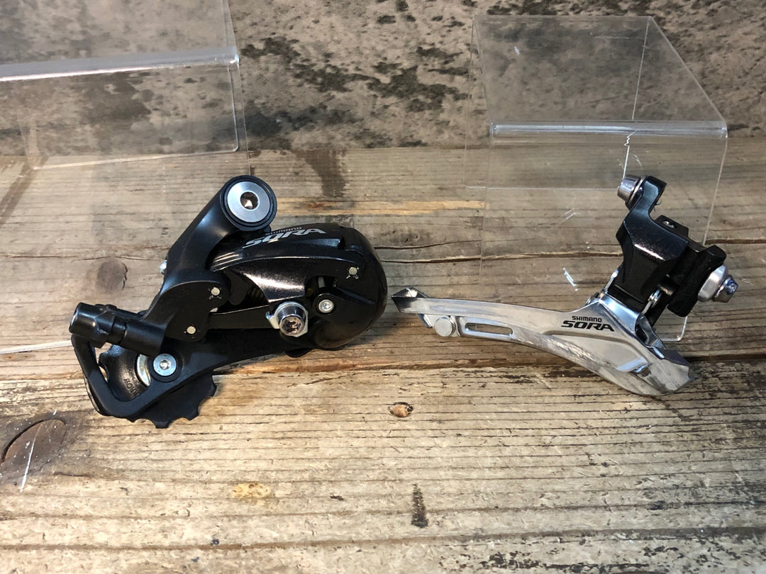 JT975 シマノ SHIMANO ソラ SORA FD-3500 RD-3500 ディレイラー セット 直付 2x9S