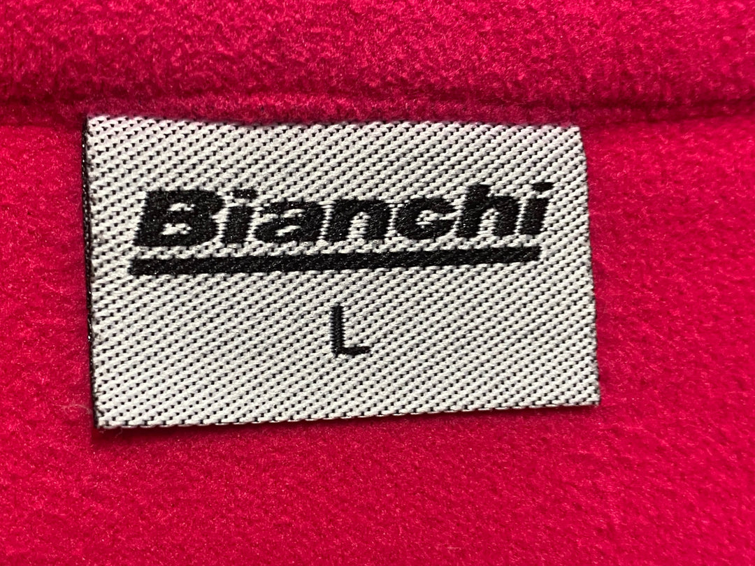 KA101 ビアンキ BIANCHI 長袖 ジャージ 黒 グレー L 裏起毛