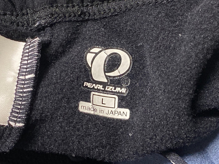 KG987 パールイズミ PEARL iZUMi レーサータイツ 黒 白 L 裏起毛 WINDBREAK