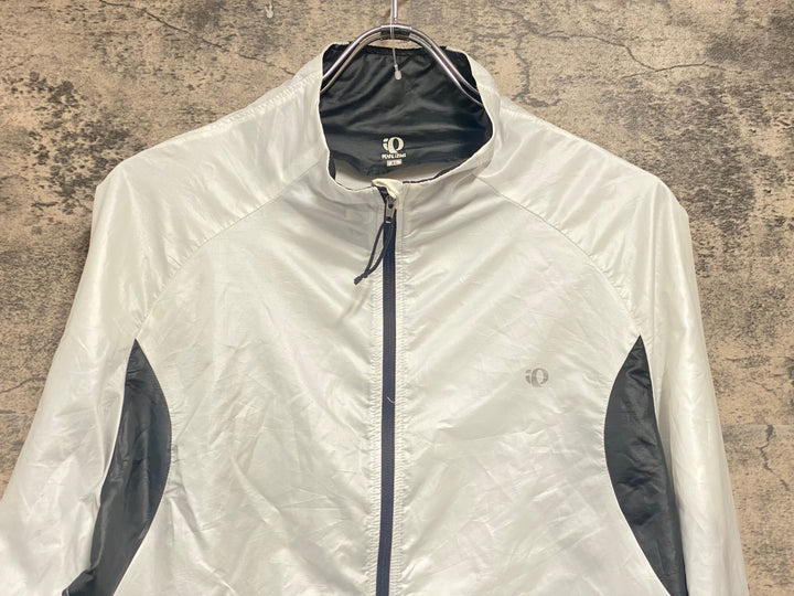 JP370 パールイズミ PEARL iZUMi 長袖 ウィンドブレーカー 白 XL ※汚れ有