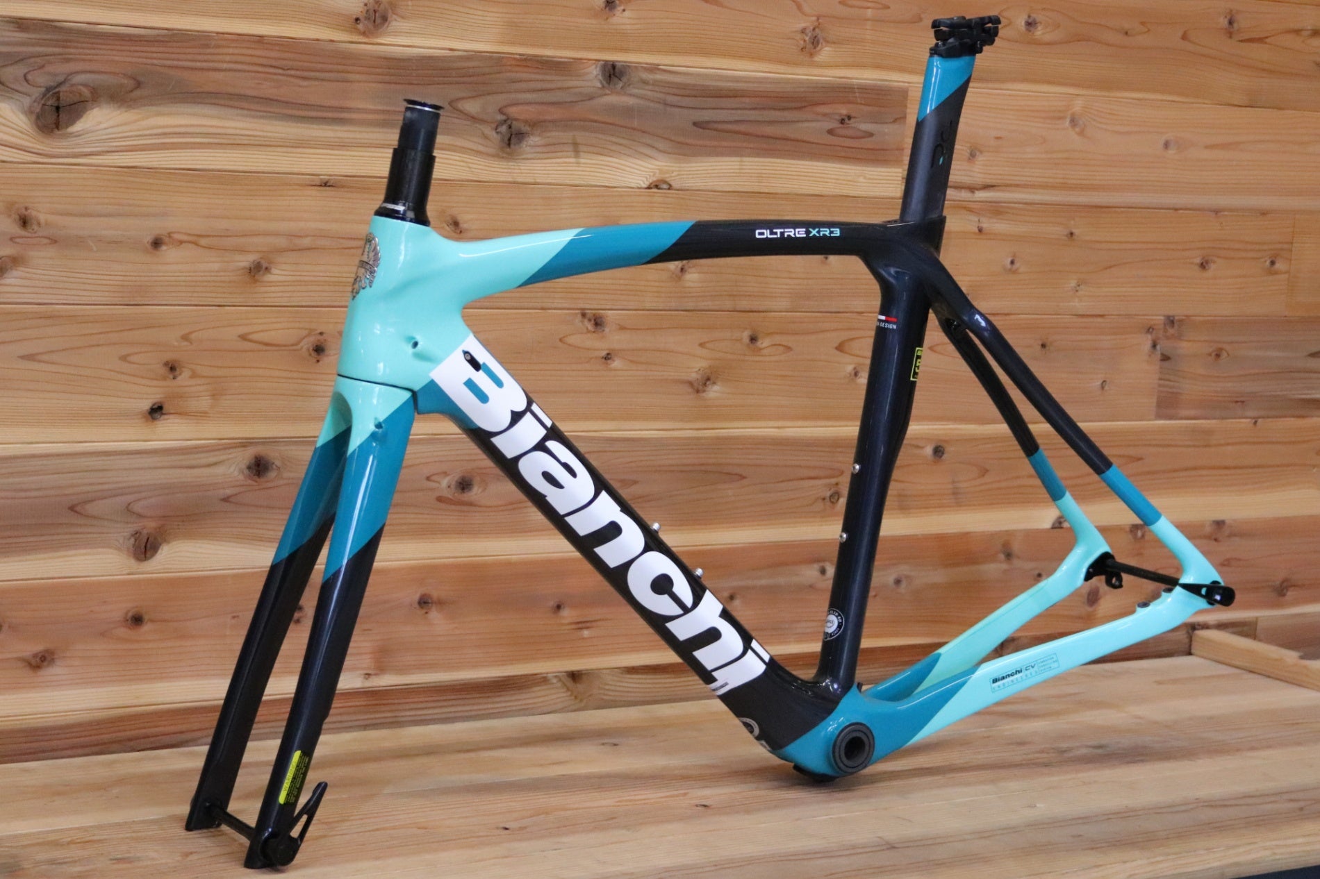 写真追加！ビアンキ オルトレ XR3 2021 フレームセット 55 ビアンキ BIANCHI オルトレ OLTRE XR3 DISC 2022モデル 53サイズ
