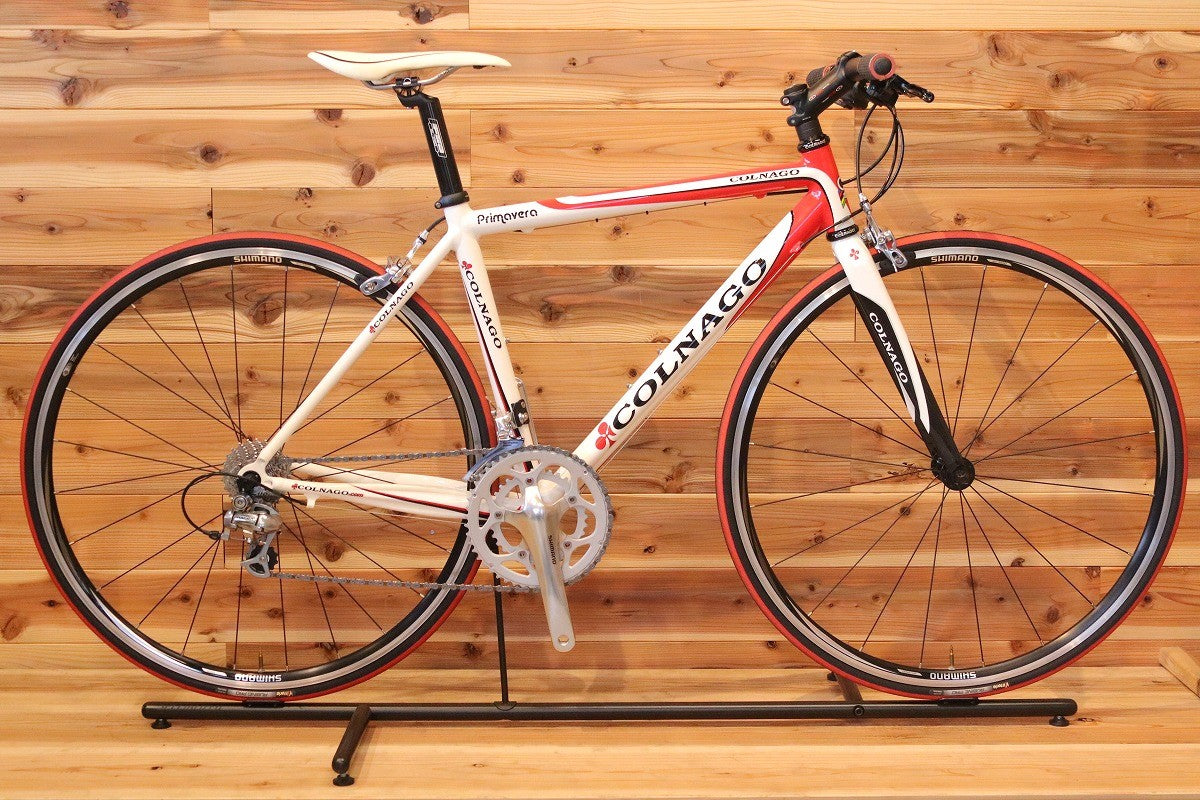 美品！ コルナゴ COLNAGO プリマヴェーラ PRIMAVERA シマノ ティアグラ 4500 MIX 9S 460Sサイズ アルミ フラットバー  ロードバイク 【広島店】