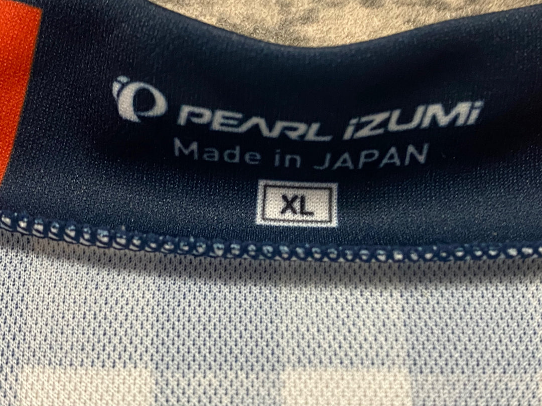 KK328 パールイズミ PEARL iZUMi 半袖 サイクルジャージ チェック XL