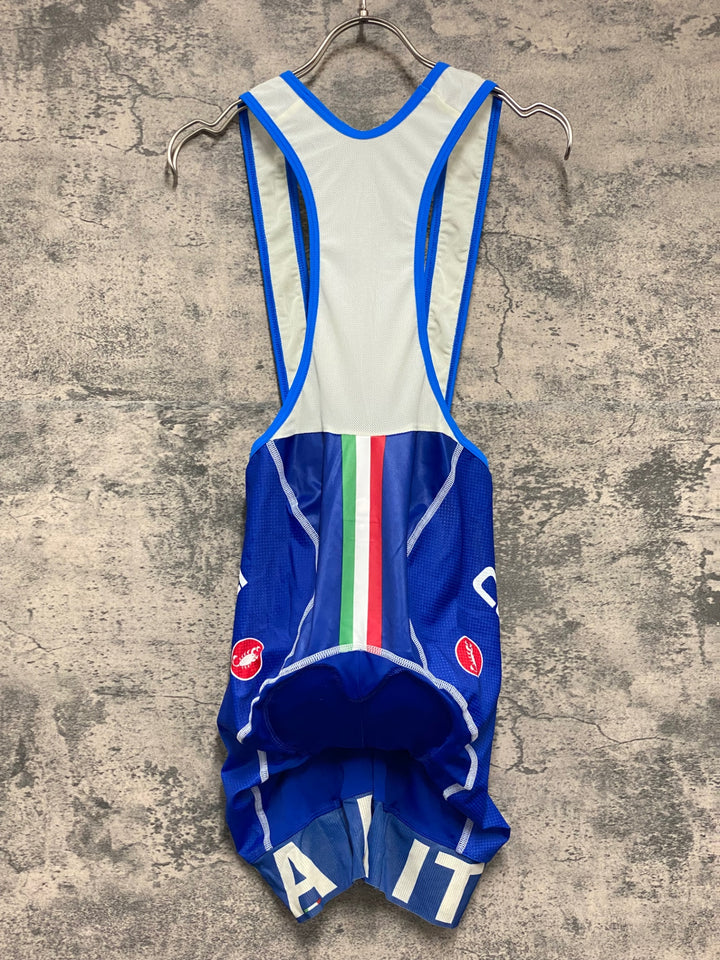 KJ758 カステリ CASTELLI ビブショーツ 青 L