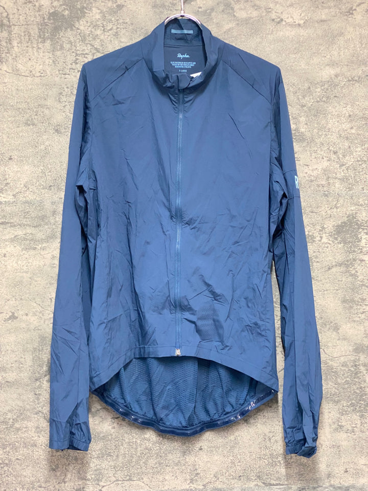 JZ864 ラファ Rapha PRO TEAM 長袖 ウインドブレイカー ネイビー XL