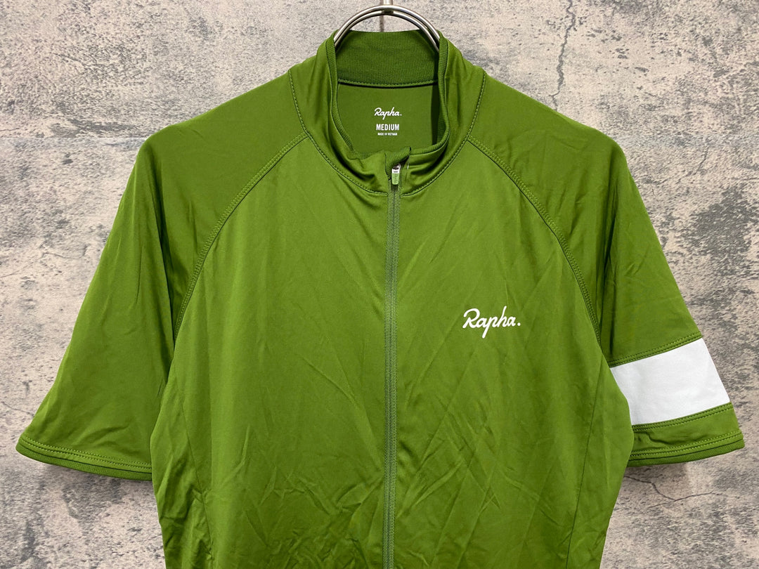 KH004 ラファ Rapha CORE JERSEY 半袖 サイクルジャージ 緑 M