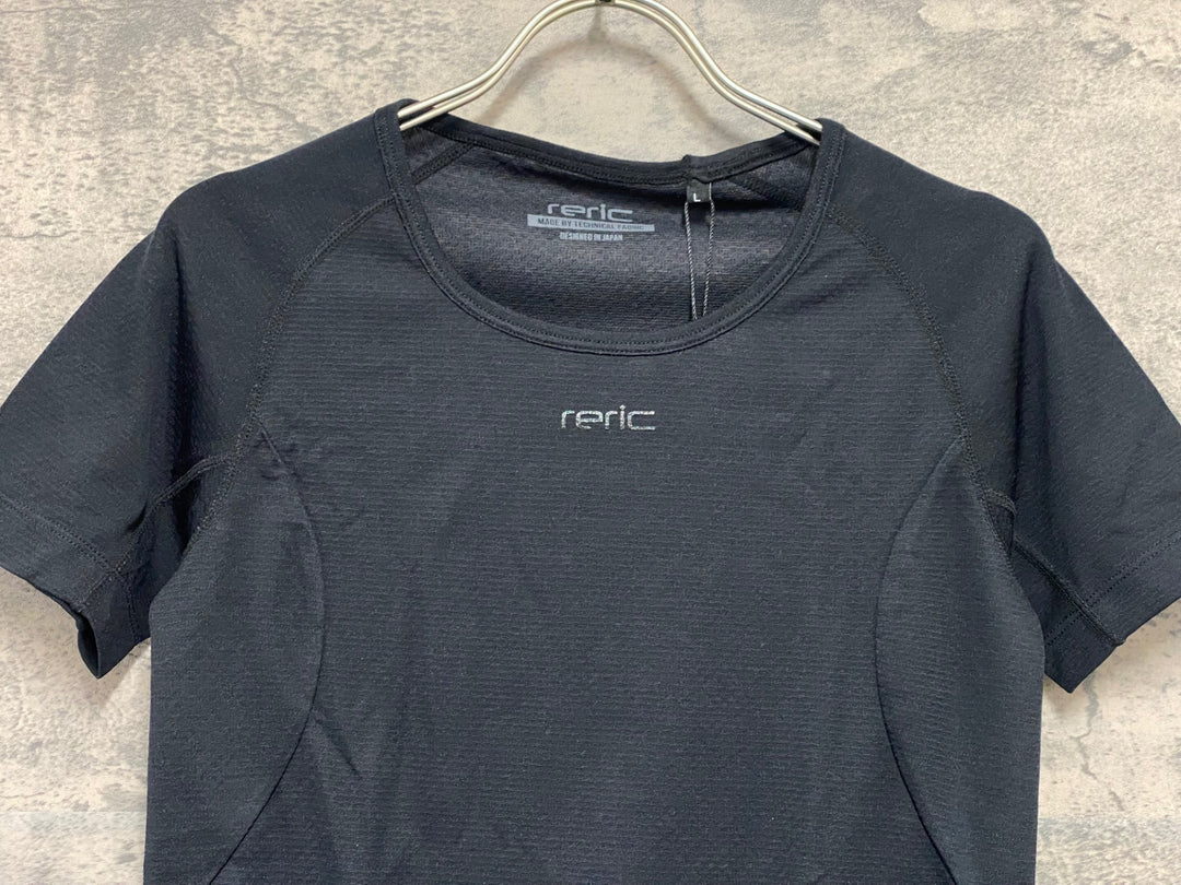 JW018 レリック reric Women's Semi-Fit Short Sleeve T-Shirts 半袖 黒 L レディース