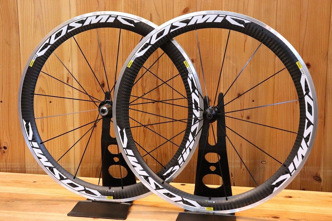 マヴィック MAVIC コスミック COSMIC CARBON SLS アルミ カーボン クリンチャー ホイールセット シマノ 11S/12S ナローリム 13C 【芦屋店】