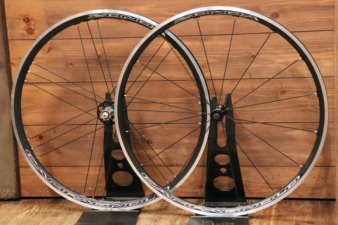 カンパニョーロ CAMPAGNOLO ゾンダ ZONDA アルミ クリンチャー ホイールセット カンパ11S/12S 【東京南麻布店】