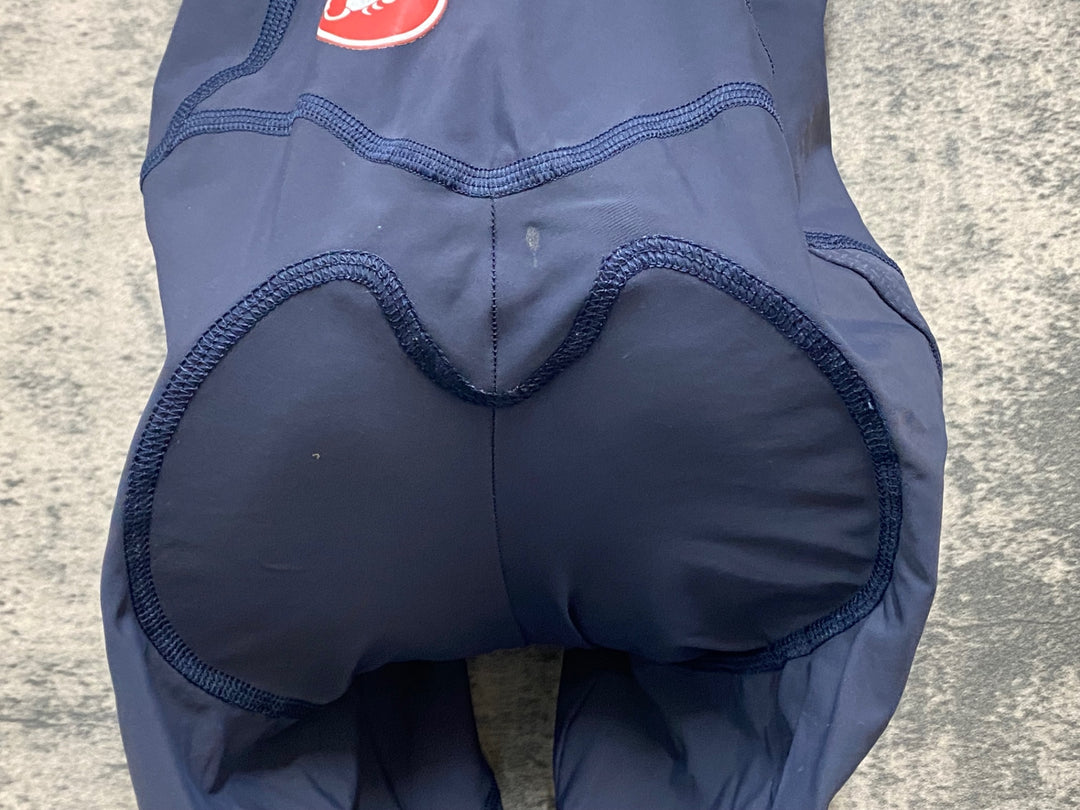 JY240 カステリ CASTELLI ビブタイツ グレー S 裏起毛