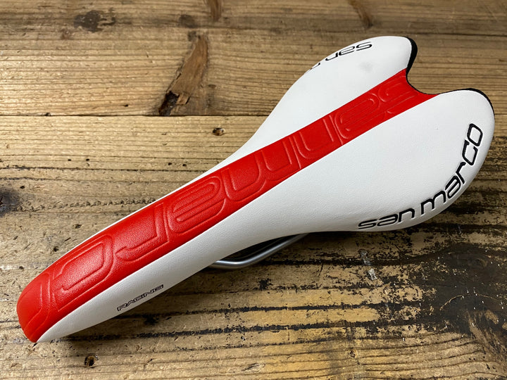 KO330 サンマルコ selle san marco PONZA POWER サドル 白赤