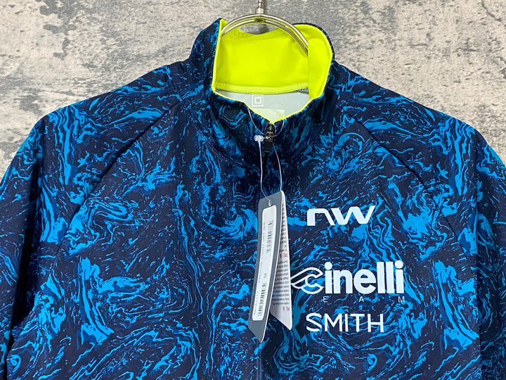 JY892 ノースウェーブ NORTHWAVE TEAM CINELLI SMITH 2021 LIGHT JACKET 半袖 サイクルジャケット 総柄 M