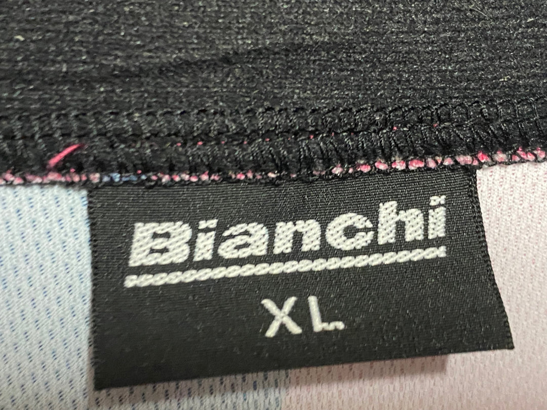 KA079 ビアンキ BIANCHI 長袖 サイクルジャージ ピンク XL