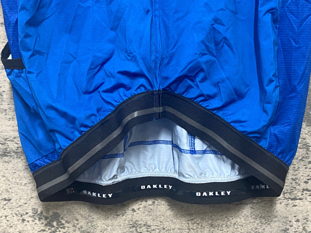 KJ269 オークリー OAKLEY CORE FIT 半袖 サイクルジャージ 青 M