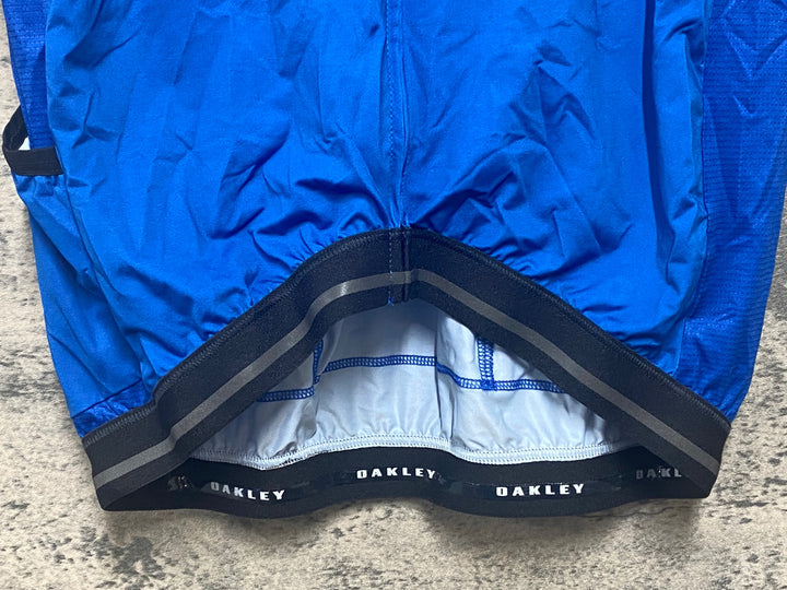 KJ269 オークリー OAKLEY CORE FIT 半袖 サイクルジャージ 青 M