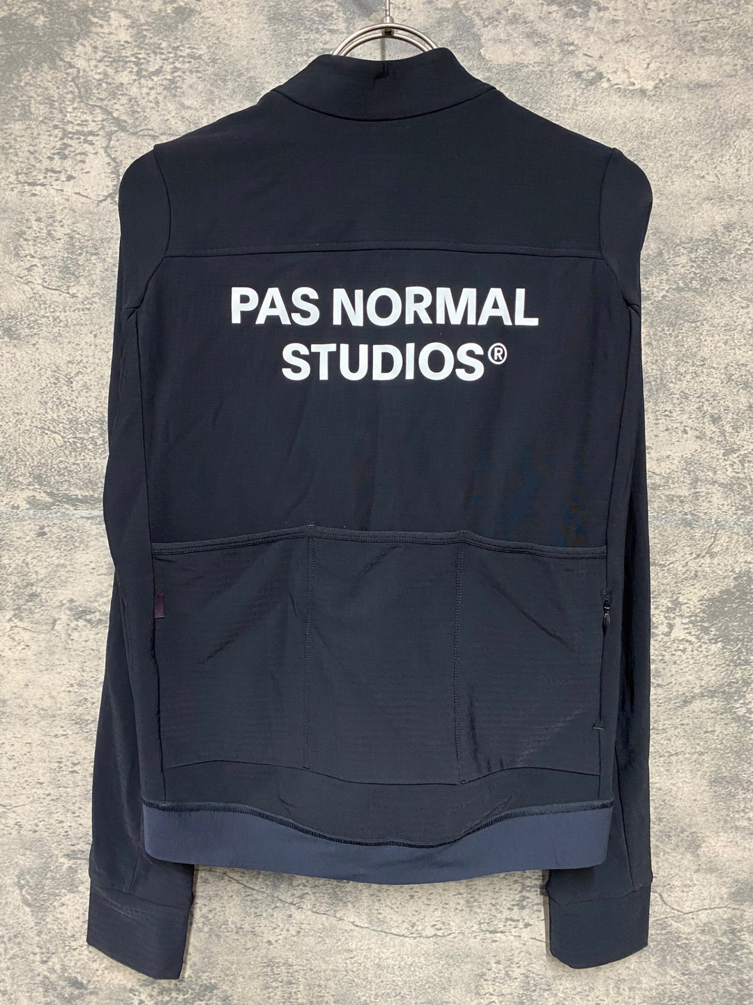 KD412 パスノーマルスタジオ PAS NORMAL STUDIOS Men's Essential Long Sleeve Jersey 長袖 サイクルジャージ 黒 S 裏起毛