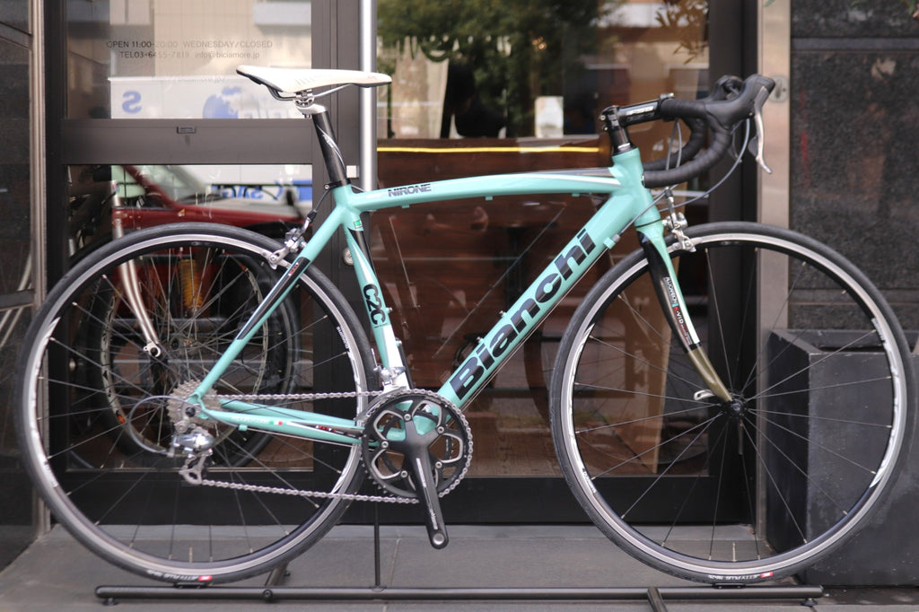 SHIMANO コンポ 105 BR-5600 ビアンキ ヴィアニローネ７ ビアンキ Bianchi ヴィアニローネ Via NIRONE7 2009モデル 530サイズ