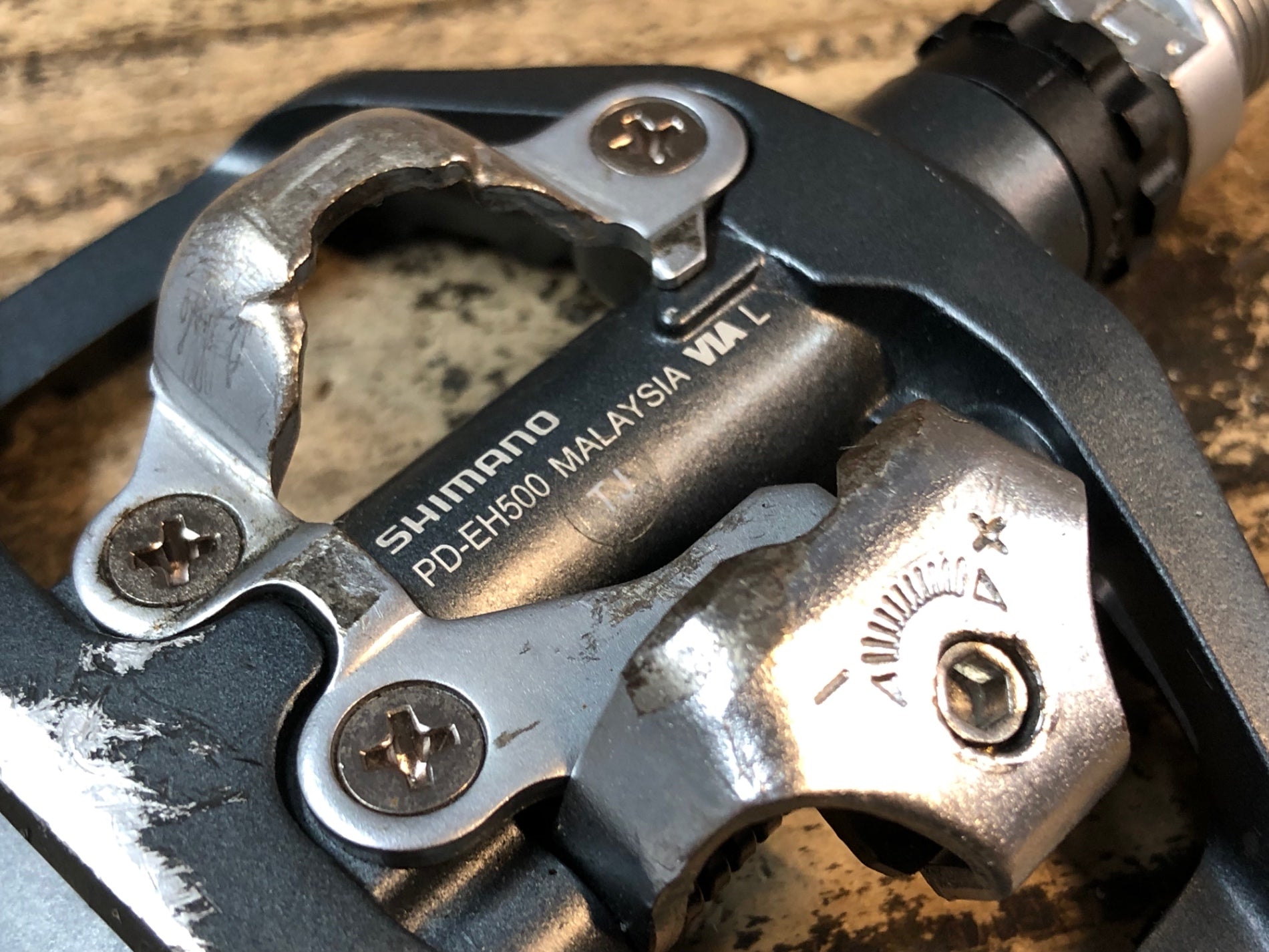 JP437 シマノ SHIMANO PD-EH500 ビンディングペダル 片面フラット SPD