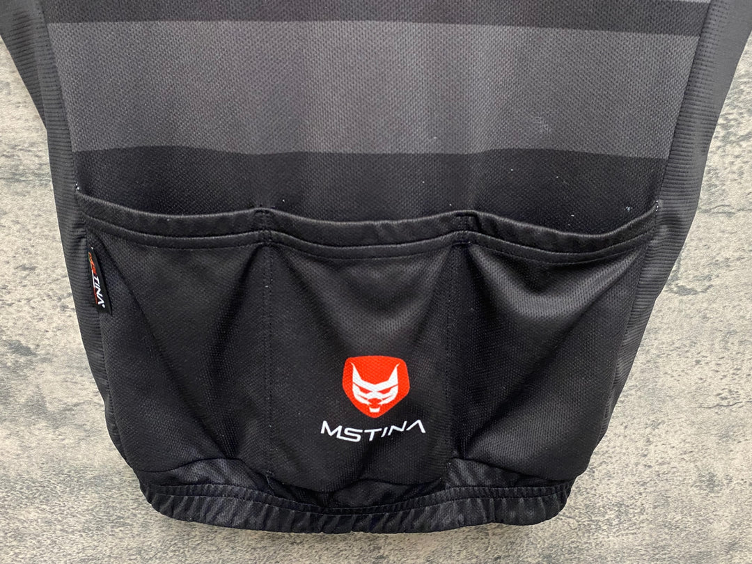 JS068 MS TINA 半袖 サイクルジャージ 黒 ピンク XS