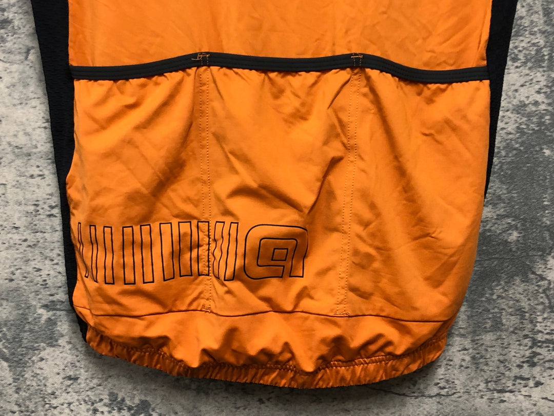 KD430 アレ ALE 半袖 サイクルジャージ オレンジ S