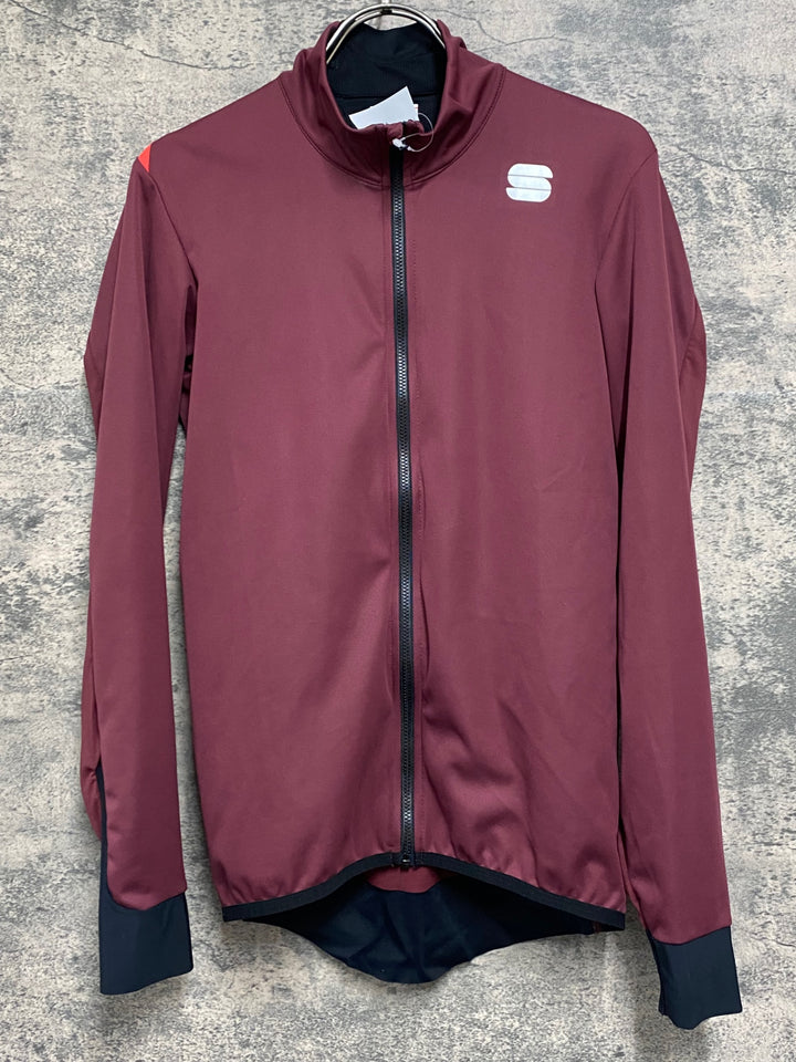 JU084 スポーツフル sportful 長袖 サイクルジャージ バーガンディ M