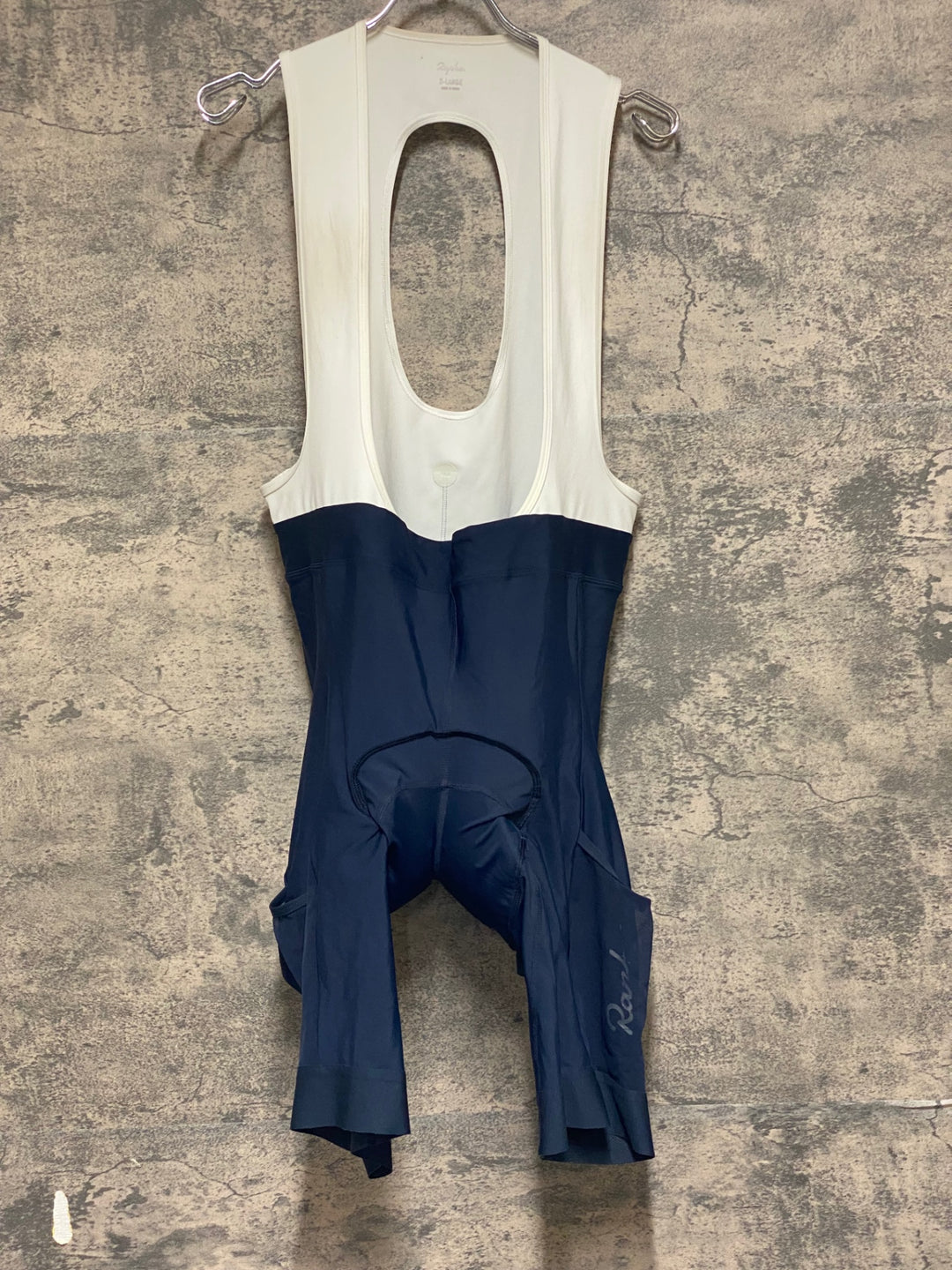 KP821 ラファ RAPHA CORE CARGO BIB SHORTS カーゴビブショーツ 白濃紺 XL