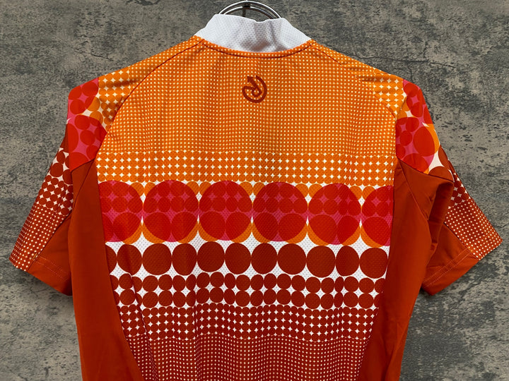 JV967 レリック reric Porca Standerd Jersey 半袖サイクルジャージ オレンジ M