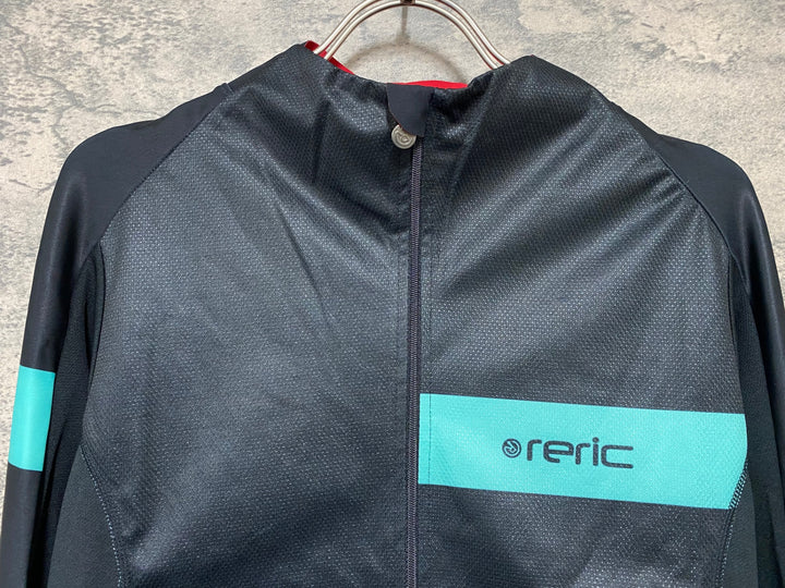 KD422 レリック RERIC 長袖 サイクルジャージ 黒 XL