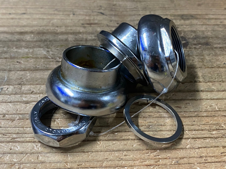 KO489 カンパニョーロ CAMPAGNOLO レコード Record 1"x24tpi-BRITISH ヘッドセット ヘッドパーツ ※グリス汚れ