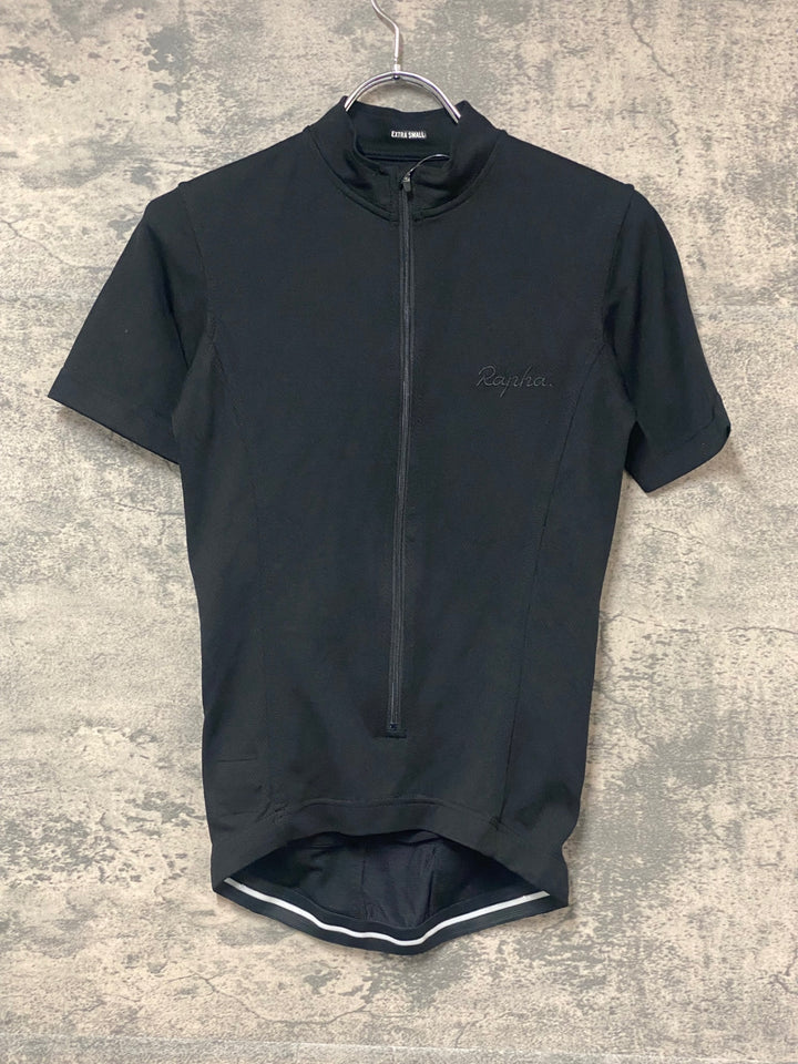 KM912 ラファ Rapha LIGHTWEGHT JERSEY 半袖 サイクルジャージ 黒 XS
