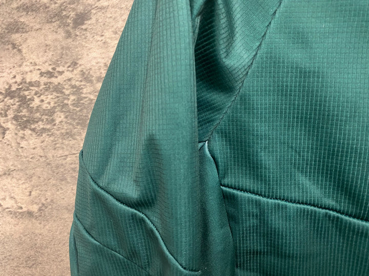 JX627 モーザン morethan 長袖 サイクルジャケット 緑 S 裏起毛