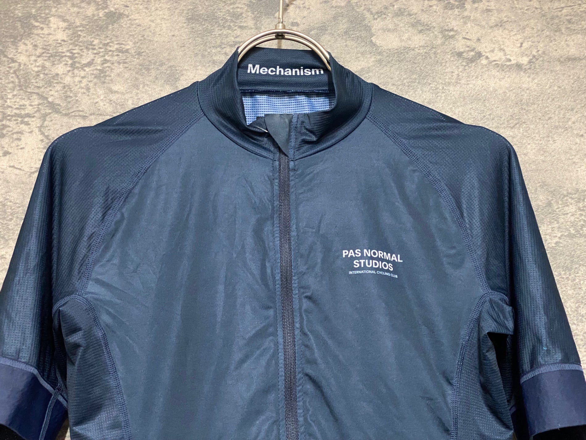 PAS NORMAL STUDIOS サイクルジャージ 長袖 ネイビー　紺　M PAS NORMAL STUDIOS サイクルジャージ 長袖 ネイビー 紺 M